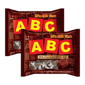 롯데웰푸드 ABC초코, 187g, 2개