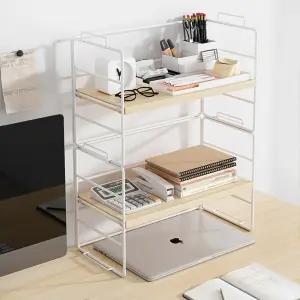 높이조절 철제 미니 모듈 선반 주방 데스크 정리