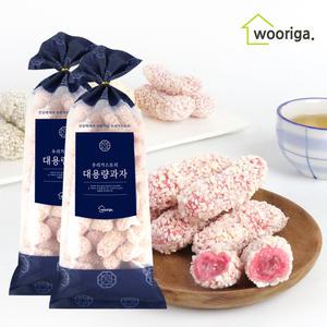백년초 찹쌀유과 500g+500g 한과 전통과자 설 명절 설날 추석