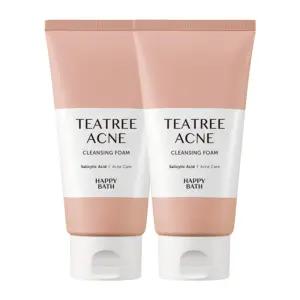 해피바스 티트리 아크네 클렌징 폼 150g 2개