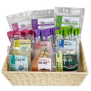 동결건조 고양이 간식 15종 10종 닭가슴살 연어 북어 큐브 오리 열빙어 트릿 황태 애묘 반려묘 영양 간식