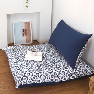 국산 에스닉 순면 대방석 1인 세트 좌식소파