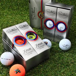 세인트나인 X 플러스 6구 비공인 고반발 3피스 골프공 비거리 장타 스피드 골프볼 택1