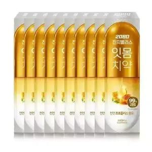 2080 진지발리스 프로폴리스 치약 150gX10입