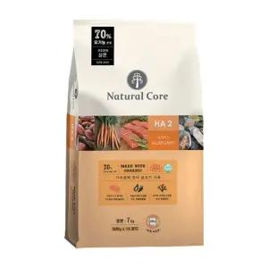 내츄럴코어 강아지사료 유기농 연어 7kg 개별포장