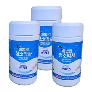 마법의 청소박사150매x3통 원통형/크리너/깔끄미/