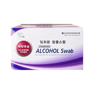 SD 에스디 알콜솜 알콜스왑 개별포장 100매 소독솜