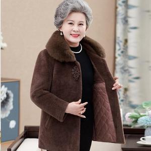 할머니 겨울 코트 어르신옷 누빔 안감 자켓 중년 패딩 60대 할매옷 70대