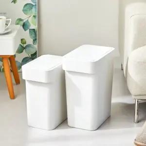 [모던하우스] WOW 원터치 플라스틱 휴지통세트 2P 13L + 8L