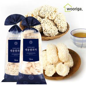 수제 전통 생강한과 500g＋찹쌀유과 500g 과즐 산자 설 명절 추석 설날