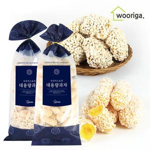 수제 전통 생강한과 500g＋호박 찹쌀유과 500g 과즐 산자 설 명절 추석 설날