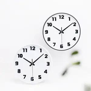 해피아워 무소음벽시계 벽걸이시계 인테리어 강화유리 거실 마루 사무실