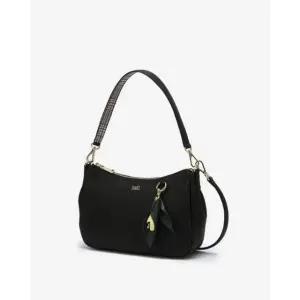 [갤러리아] DCBA4F542 닥스 블랙 플라워 참장식 가죽 숄더백