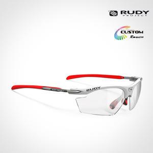 루디 선글라스 라이돈2 커스텀 화이트-레드 변색 SP537369RD 스포츠 고글