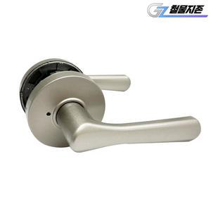 두꺼운문 50~60mm용 방문손잡이 STL-761 그레이 문손잡이 무키 중문 도어락 도어 화장실 문고리