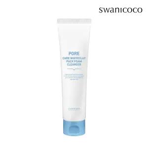 [하프클럽/스와니코코]스와니코코 포어 케어 화이트 클레이 팩 폼클렌저 100ml