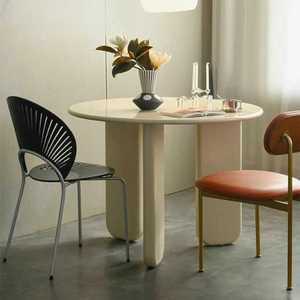 세라믹 테이블 주방 원형 다이닝 식탁 4인용 카페 티테이블