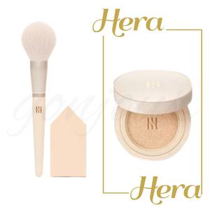 헤라 파우더 브러쉬퍼프 & 헤라 스킨 래디언트 글로우 쿠션 21N1 미니 5g 구성 세트