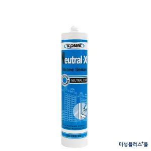 탑씰 뉴트럴 엑스 방수 창호 몰딩 샷시 내부용 비초산 무초산 실리콘 270ml 백색