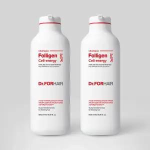[닥터포헤어] 두피활력 3in1 탈모증상완화 폴리젠 셀 에너지 샴푸 500mlx2