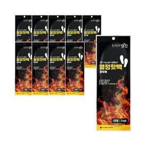 [너만아는잡화점]열정 신발 깔창형 핫팩 남성용 250mm x 10개