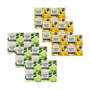 온더바디 수퍼보타닉 비누 오이라임, 80g, 4입, 3개 + 자스민, 80g, 4입, 3개