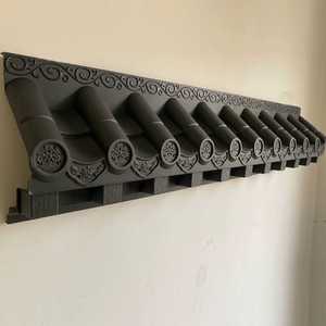 한옥 처마 플라스틱 기와 지붕 인테리어 전통 조립식 경량 옛날