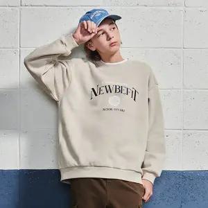 [에꼴리에] 남자 겨울이월 클래식 아치로고 맨투맨티(24D0404)