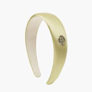 마리떼 서클 로고 새틴 헤어밴드 MFG45CAC101 LMT SLV