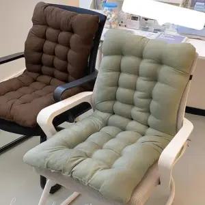 폭신한 심플 일체형 등받이 의자 방석 전신쿠션 엉덩이 허리 베개 패드