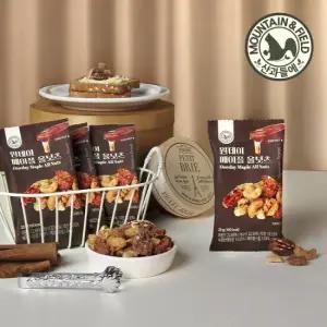 [산과들에] 고소하고 달콤한 메이플올넛츠 30봉 (피칸 캐슈넛 땅콩 등)