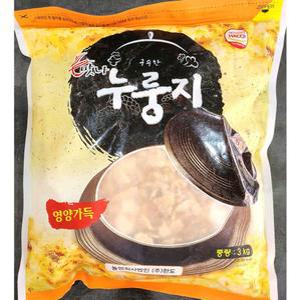 누룽지 누릉지 냉동식품 냉장 한도식품 3Kg 누룽지밥 냉동식
