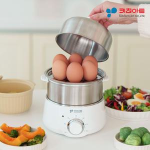 키친아트 2단 스테인리스 계란찜기 야채 계란 만두 단호박 찜요리