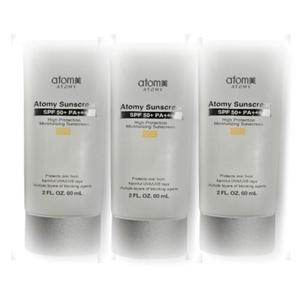 애터미 선크림 베이지 60ml 3개