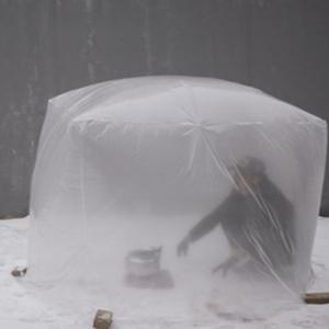 등산비닐쉘터 백패킹 차박 초경량 사각 비닐 텐트 쉘터 컨테이너 바람막이 소형 중형 대형