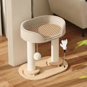 하우스형 캣타워 고양이 스크래쳐 고양이집 반려묘 사계절 캣타워