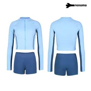 여성 탑내장형 래쉬가드 상하세트LS2F922