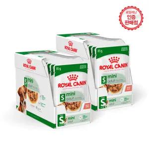 아트박스/로얄캐닌 강아지파우치 미니 어덜트 85g 24팩