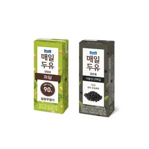 매일두유 190ml 24팩(렌틸콩12팩+검은콩12팩)/무배