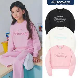 [롯데백화점]디스커버리익스페디션 DKTR15044 여아 세미크롭 트레이닝 맨투맨