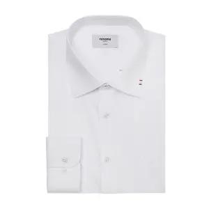 스판 카라 포인트 화이트 남성 긴팔 와이셔츠 RPFSG0001WH