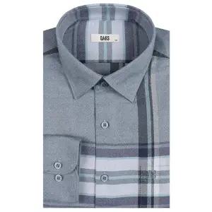 [닥스](김해점)25년 FW 이지케어 슈퍼빅체크 겨울 기모 레귤러핏 캐쥬얼남방 DLW3SHCL140B1