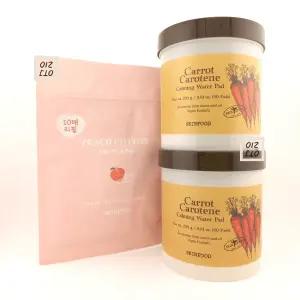 스킨푸드 캐롯 카로틴 카밍 워터 패드 120매