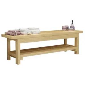 탈의실 벤치 나무 사우나 락커룸 목욕탕 긴의자 80x35x40