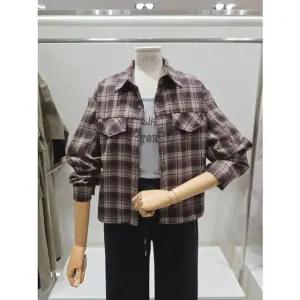 [갤러리아] [이프네]겉기모 체크 셔츠 SET 크롭나시(DP8CBL04)