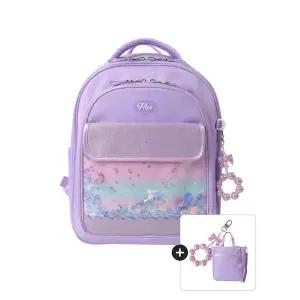 [NBA KIDS]샤이닝 코트 책가방(신주머니 세트) LIGHT PURPLE K261AB600_s