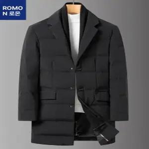 남자 패딩코트 다운 경량 정장 아우터 빅사이즈 자켓