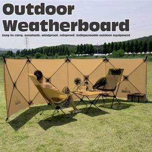 방풍막 캠핑 용품 윈드스크린 차양 캐노피 야외 벽 대형 캠프 텐트 자동차 해변 텐트 접이식 피크닉 타프
