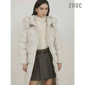 ZOOC [ZOOC] 벨티드 슬림핏 롱 구스 다운 IV_Z244PSG1871081215