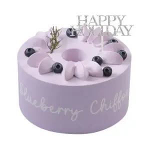 [파리바게뜨] 크리스마스 상큼한 블루베리 쉬폰 케이크(데코픽 포함)